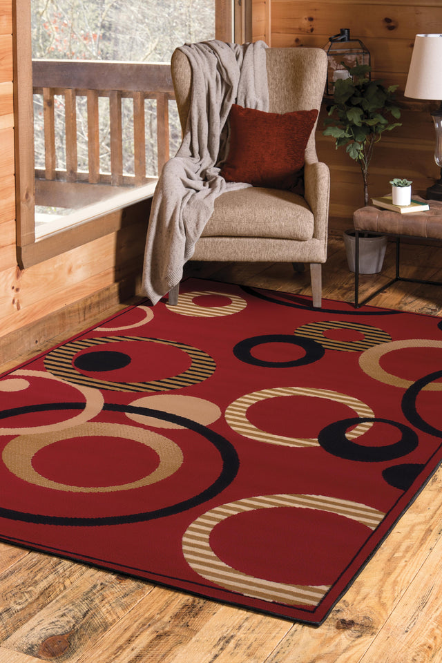 United Weavers Dallas Hip Hop Red (851-10430) Rugs