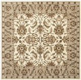 Safavieh Royalty 7'-0" x 7'-0" Rug in Ivory / Dark Beig