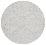 Safavieh Micro-Loop 5'-0" x 5'-0" Rug in Grey / Blue