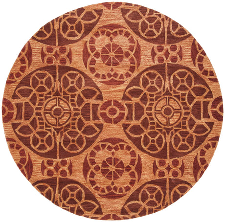 Safavieh Wyndham 7'-0" x 7'-0" Rug in Cinnamon