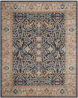 Safavieh Madison 10'-0" x 14'-0" Rug in Navy / Creme