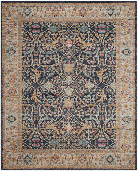 Safavieh Madison 10'-0" x 14'-0" Rug in Navy / Creme