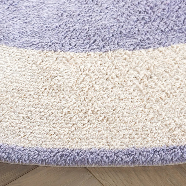 Safavieh Easy Care 5'-0" x 5'-0" Rug in Ivory / Lilac