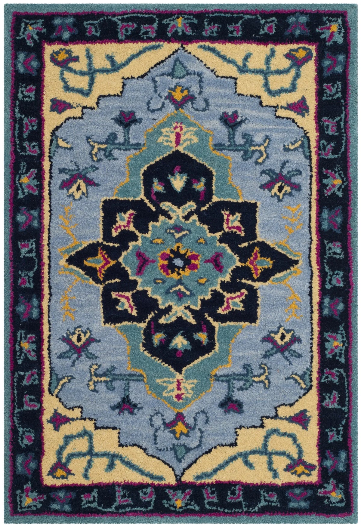 Safavieh Bellagio 2'-0" x 3'-0" Rug in Light Blue / Multi