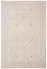 Safavieh Micro-Loop 4'-0" x 6'-0" Rug in Silver / Ivory