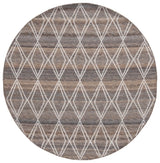 Safavieh Kilim 6'-0" x 6'-0" Rug in Brown / Grey