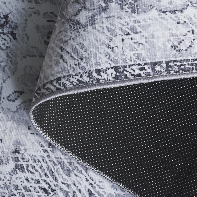 Safavieh Tucson 4'-0" x 6'-0" Rug in Dark Grey / Light Grey