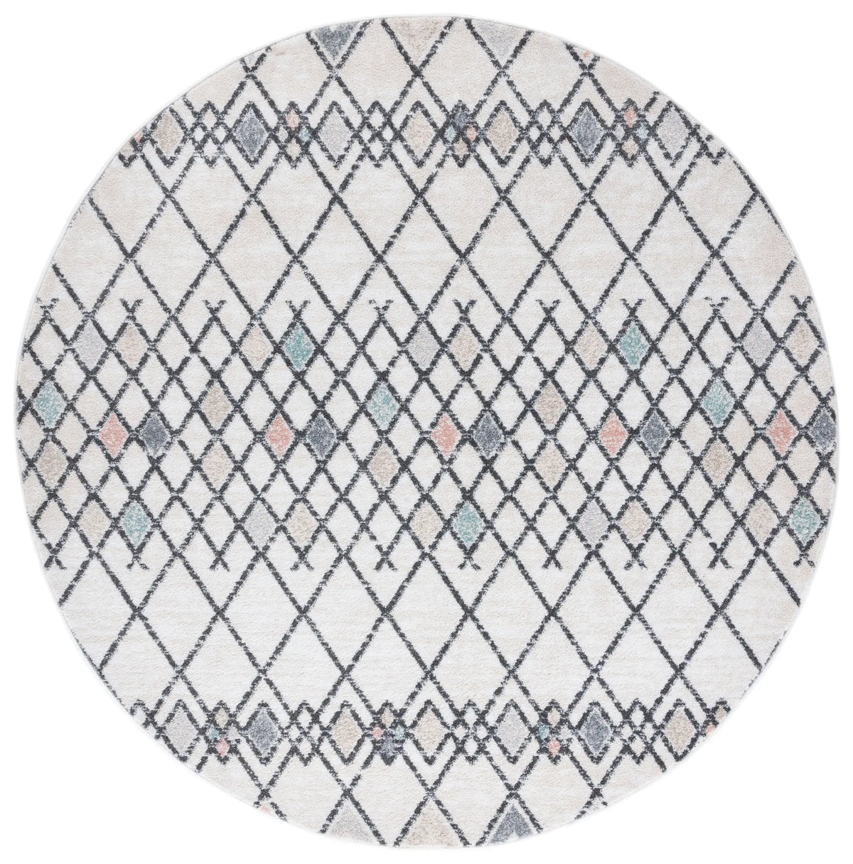 Safavieh Amsterdam 6'-7" x 6'-7" Rug in Ivory / Beige
