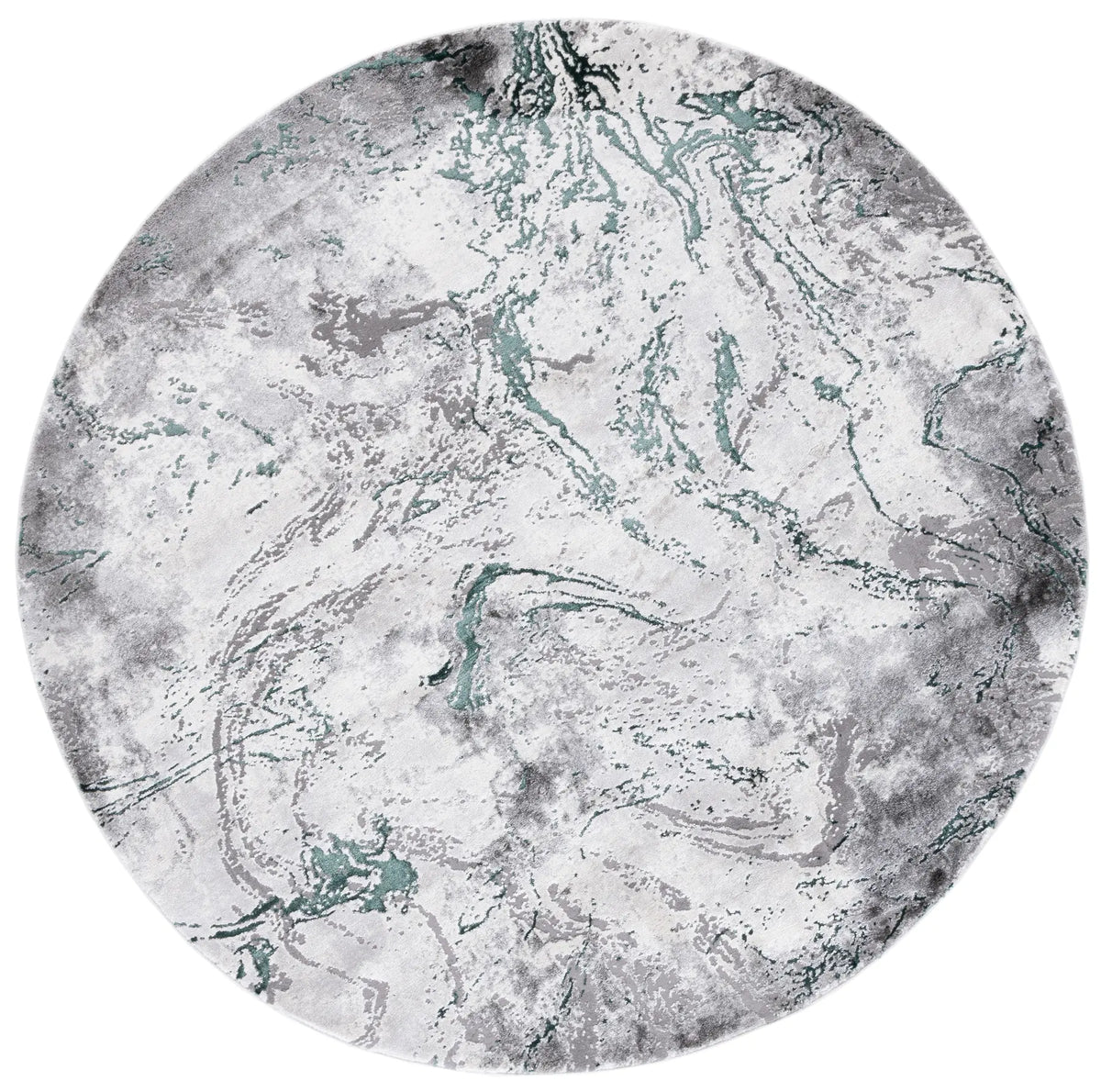 Safavieh Craft 6'-7" x 6'-7" Rug in Grey / Green