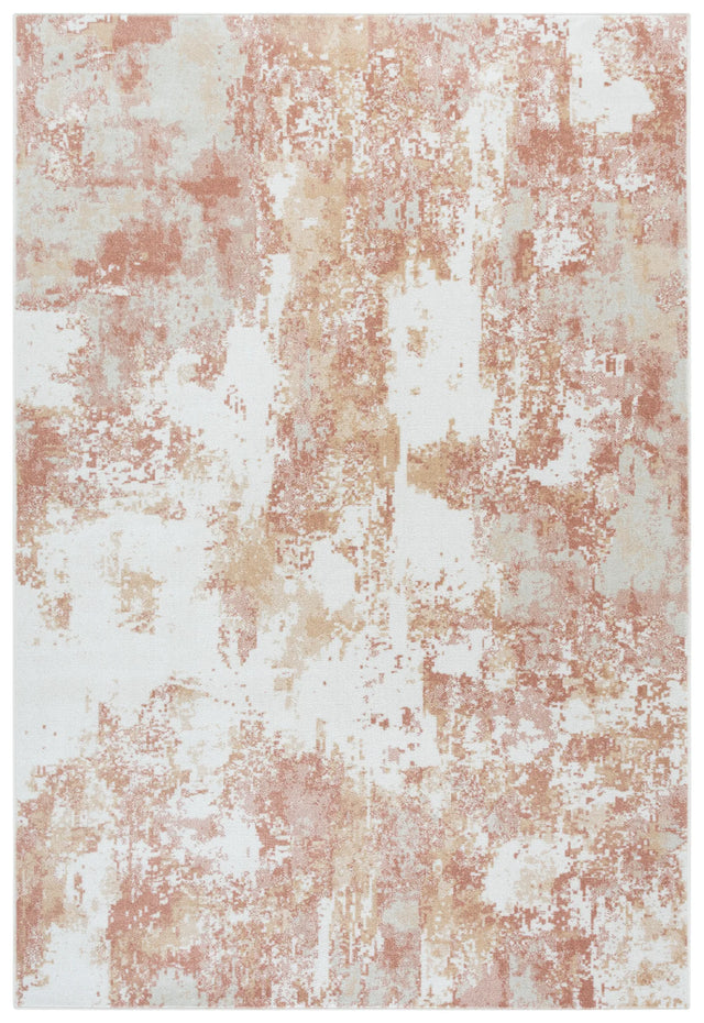 Safavieh Bayside 4'-0" x 6'-0" Rug in Ivory / Orange Beige