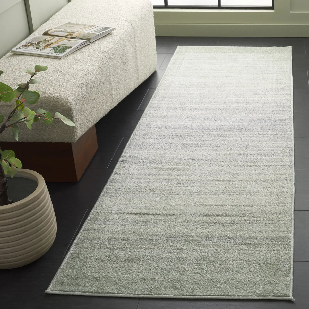 Safavieh Adirondack 2'-6" x 8'-0" Rug in Sage / Grey