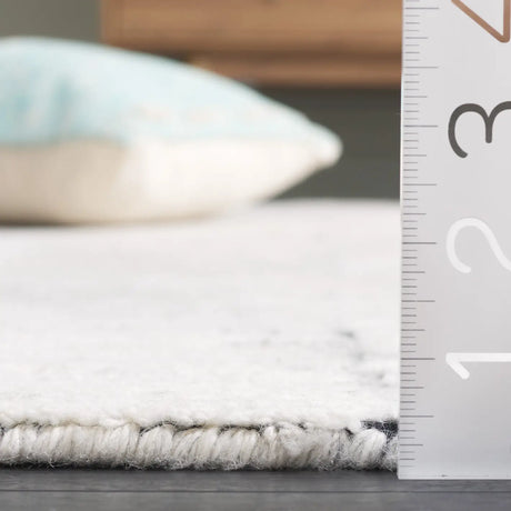 Safavieh Kenya 4'-0" x 6'-0" Rug in Ivory / Black