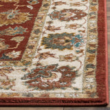 Safavieh Summit 4'-0" x 6'-0" Rug in Red / Ivory
