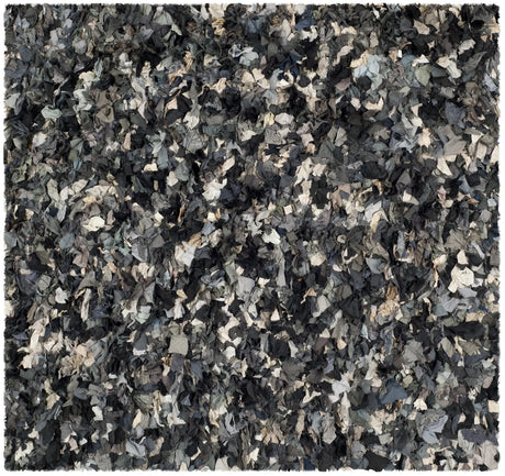 Safavieh Rio Shag 6'-0" x 6'-0" Rug in Dark Grey / Multi