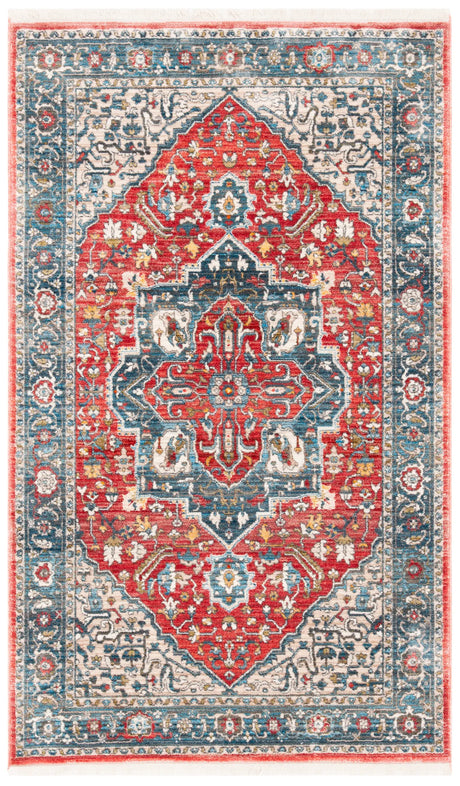Safavieh Vintage Persian 3'-0" x 5'-0" Rug in Red / Blue
