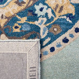 Safavieh Antiquity 4'-0" x 6'-0" Rug in Turquoise / Silver