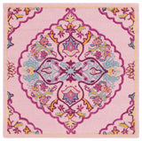 Safavieh Bellagio 5'-0" x 5'-0" Rug in Pink / Multi