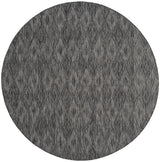 Safavieh Courtyard 5'-3" x 5'-3" Rug in Black / Black
