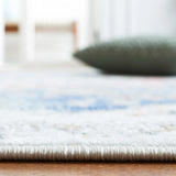 Safavieh Phoenix 500 4'-5" x 6'-5" Rug in Ivory / Blue