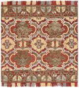 Safavieh Blossom 6'-0" x 6'-0" Rug in Red / Gold