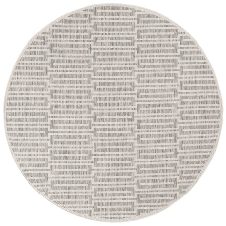 Safavieh Beach House 6'-7" x 6'-7" Rug in Grey / Ivory