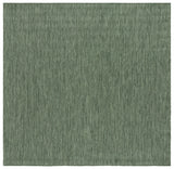 Safavieh Beach House 6'-7" x 6'-7" Rug in Green