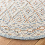 Safavieh Capri 7'-0" x 7'-0" Rug in Blue / Rust