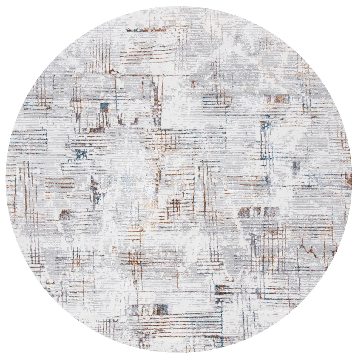 Safavieh Sonoma 6'-7" x 6'-7" Rug in Grey / Ivory