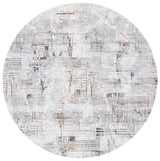 Safavieh Sonoma 6'-7" x 6'-7" Rug in Grey / Ivory