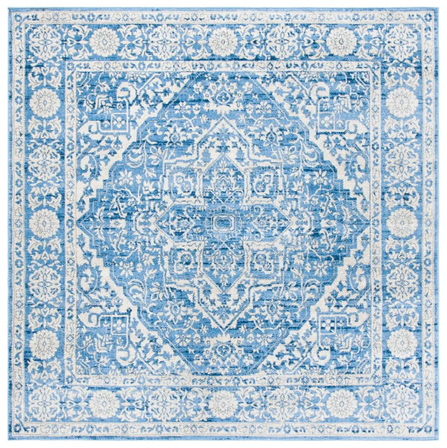 Safavieh Brentwood 6'-7" x 6'-7" Rug in Ivory / Navy