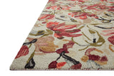 Loloi Belladonna Blm-01 Ivory/Raspberry Rug - rug corner