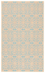 Safavieh Palm Beach 3'-0" x 5'-0" Rug in Natural / Turquoise