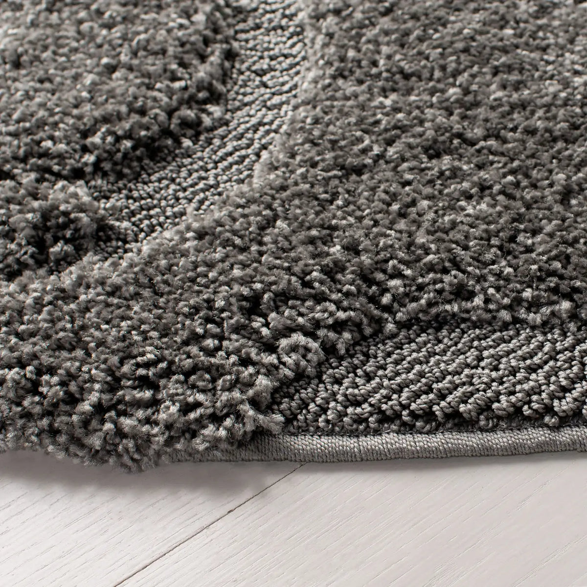 Safavieh Florida Shag 5'-0" x 5'-0" Rug in Grey