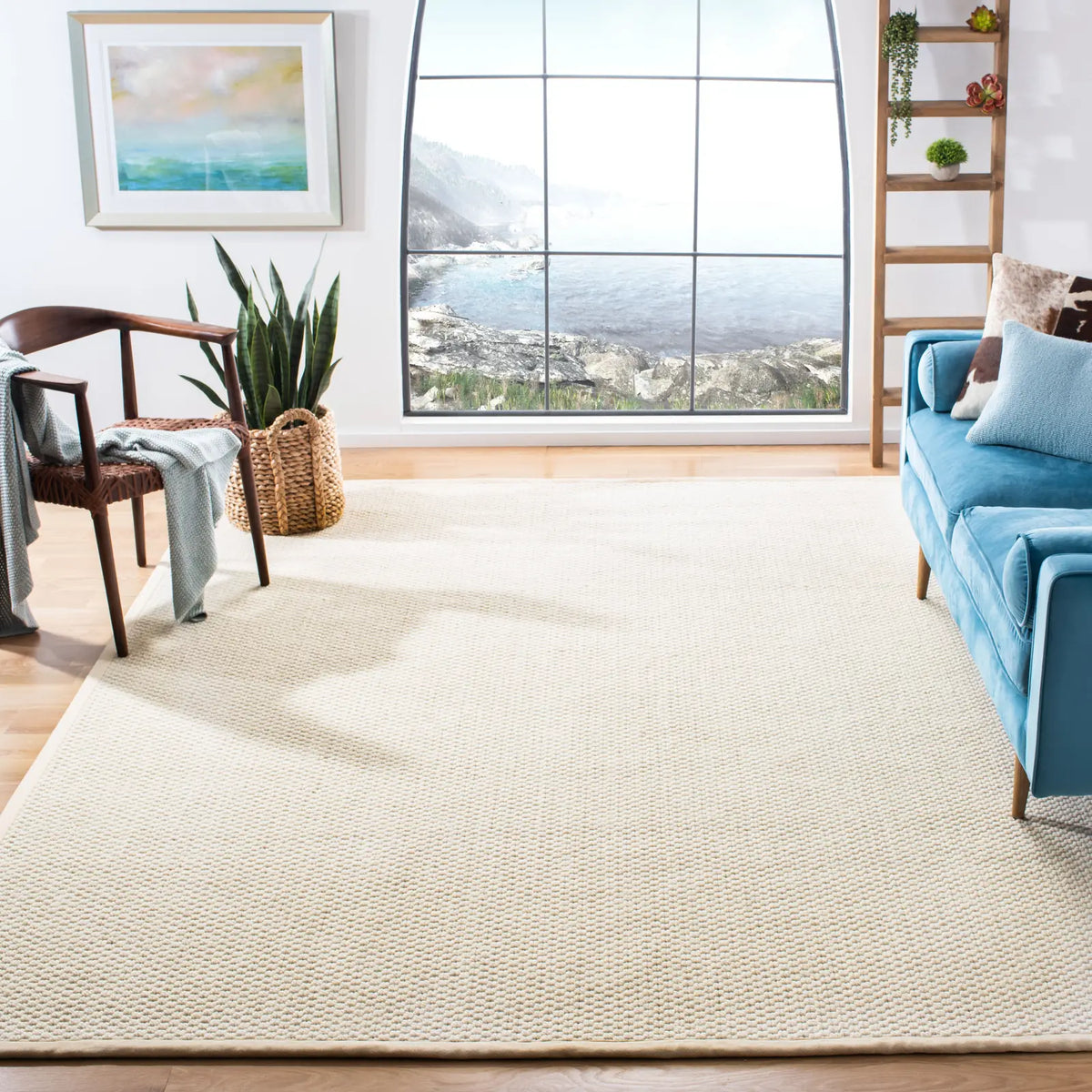 Safavieh Palm Beach 8'-0" x 10'-0" Rug in Ivory