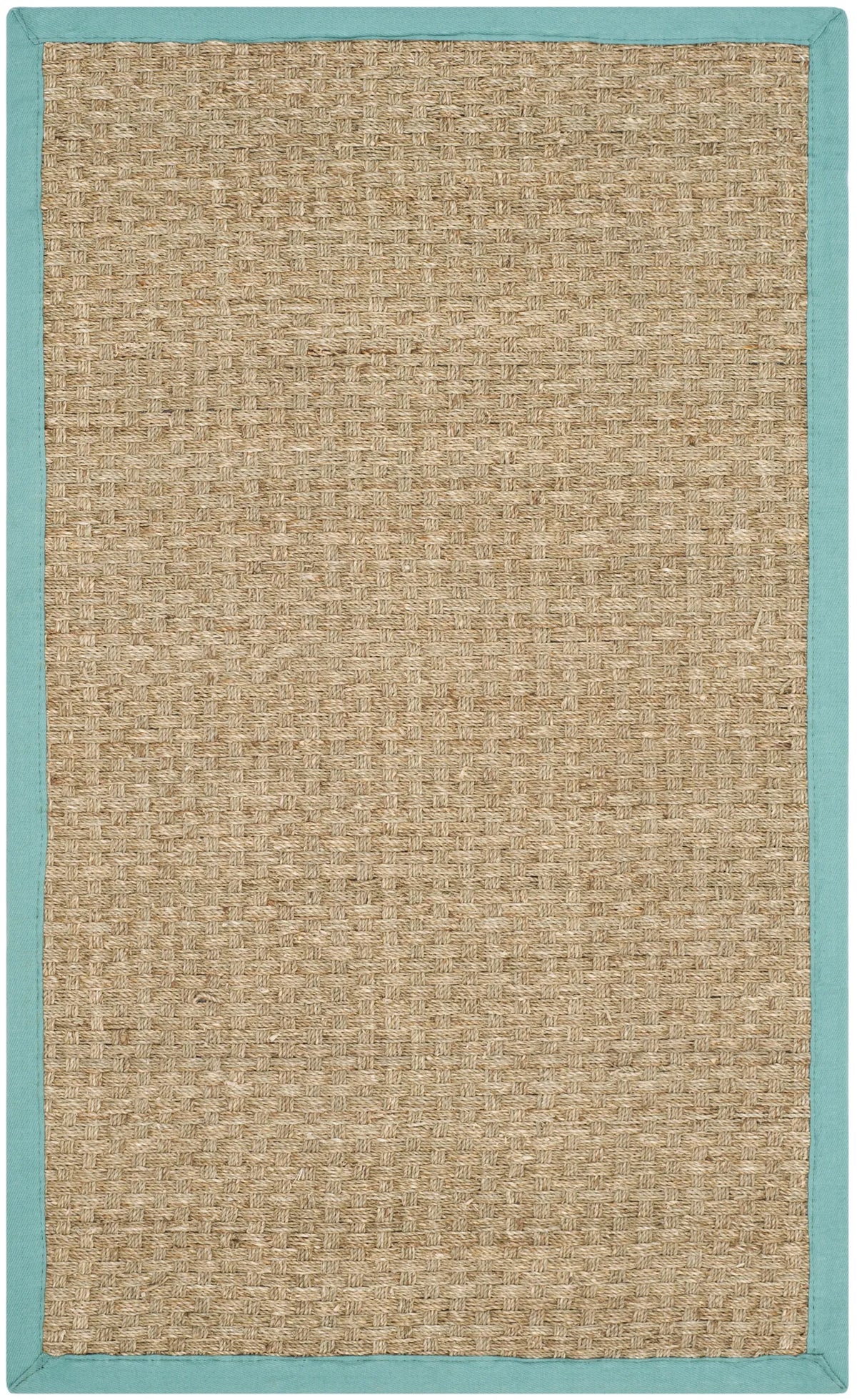 Safavieh Natural Fiber 3'-0" x 5'-0" Rug in Natural / Teal