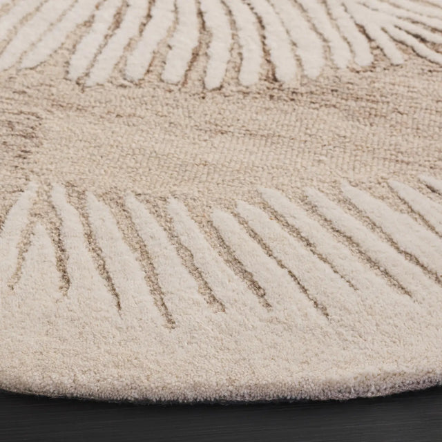Safavieh Ebony 6'-0" x 6'-0" Rug in Ivory / Brown