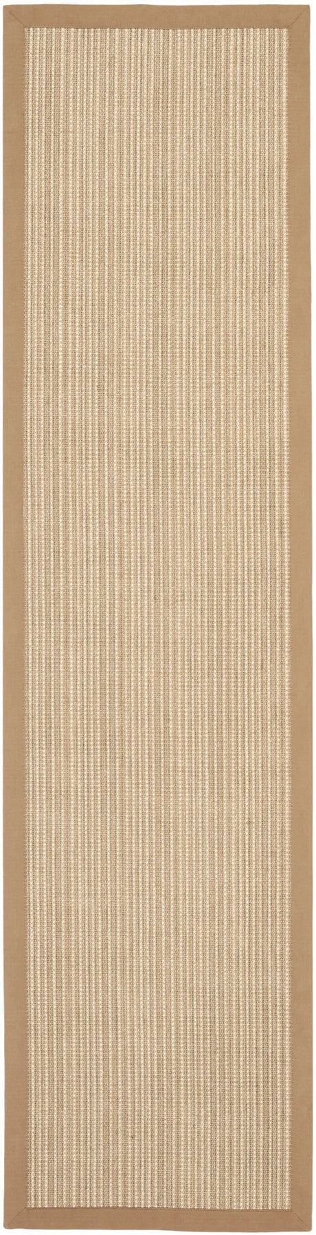 Safavieh Natural Fiber 2'-6" x 14'-0" Rug in Tan / Tan