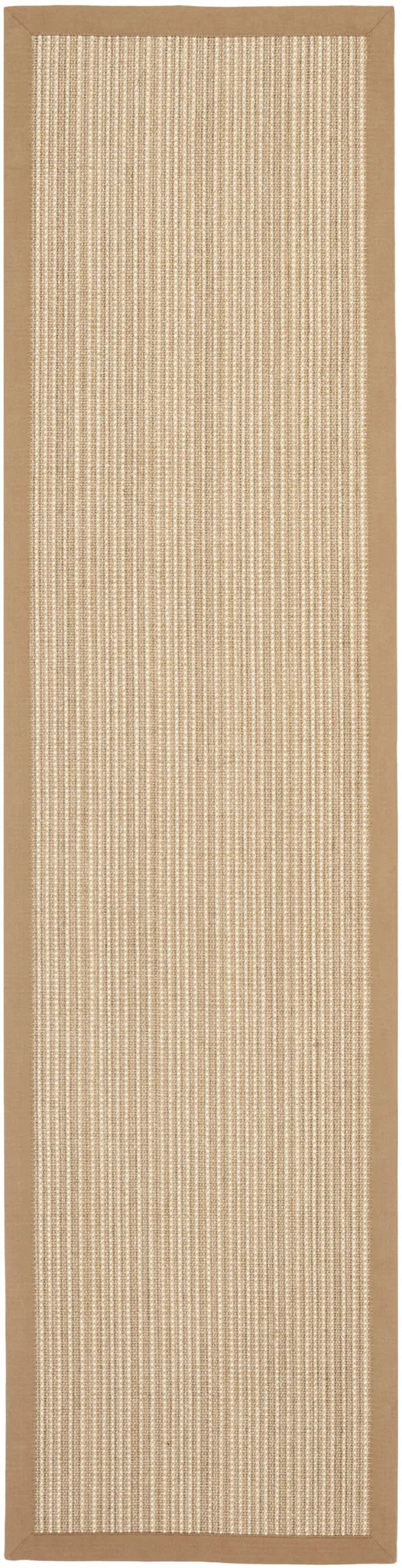 Safavieh Natural Fiber 2'-6" x 14'-0" Rug in Tan / Tan