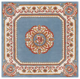 Safavieh Naples 6'-0" x 6'-0" Rug in Light Blue / Ivory
