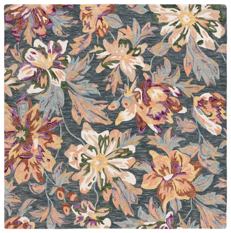 Safavieh Blossom 6'-0" x 6'-0" Rug in Grey / Violet