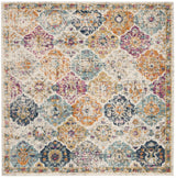 Safavieh Madison 5'-3" x 5'-3" Rug in Cream / Multi