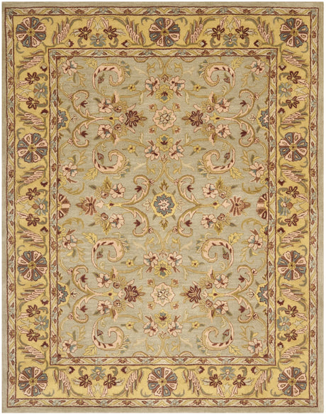 Safavieh Heritage 9'-6" x 13'-6" Rug in Grey / Gold