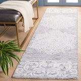Safavieh Abstract 2'-3" x 8'-0" Rug in Ivory / Light Grey