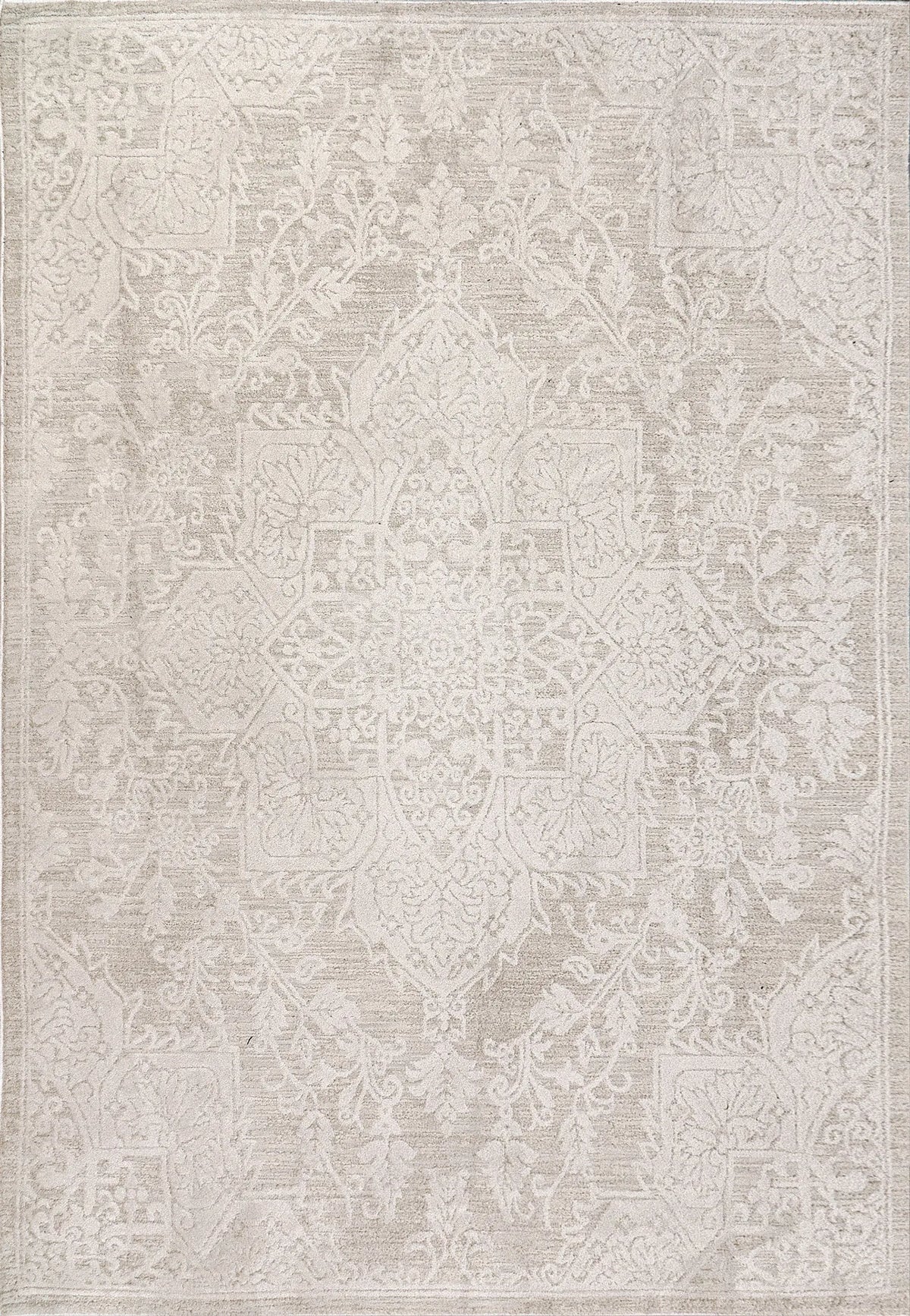 Dynamic Rugs Hamilton 10602 Power Loomed Traditional Cream Rug - Rectangular