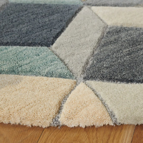 Safavieh Rodeo Drive 6'-0" x 6'-0" Rug in Beige / Grey