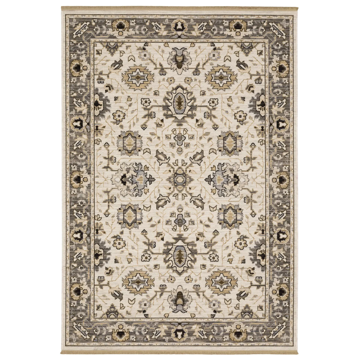 Oriental Weavers Sphinx Acacia ACA06 Grey Rugs - main flat