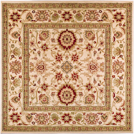 Safavieh Lyndhurst 5'-3" x 5'-3" Rug in Ivory / Ivory
