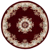 Safavieh Aubusson 6'-0" x 6'-0" Rug in Red / Ivory