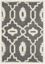 Safavieh Chatham 2'-0" x 3'-0" Rug in Dark Grey / Ivory