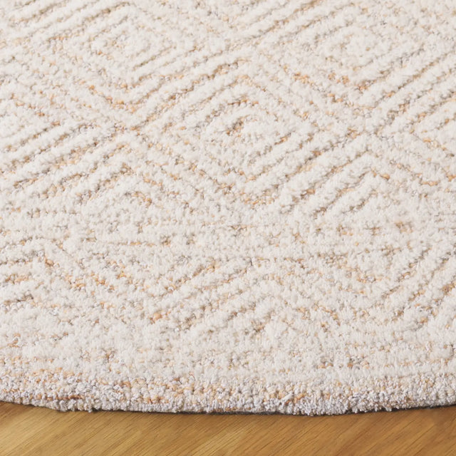 Safavieh Pine 6'-0" x 6'-0" Rug in Ivory / Orange